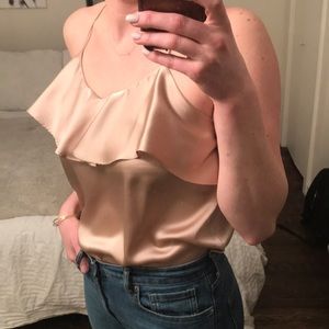 Champagne silk cami